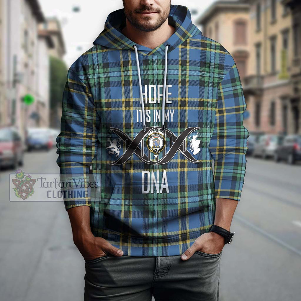 Hope Ancient Tartan Hoodie with Family Crest DNA In Me Style Pullover Hoodie - Tartanvibesclothing Shop