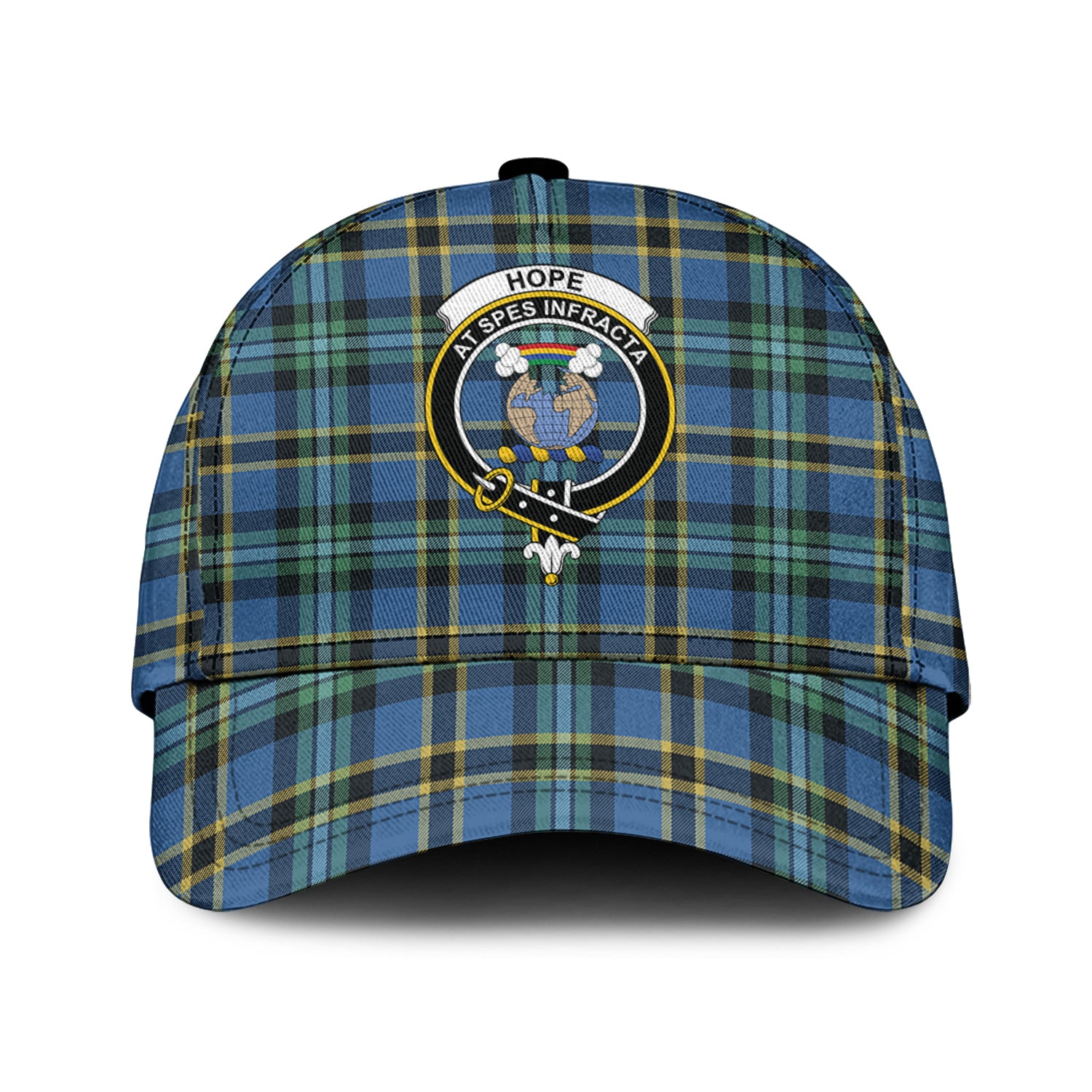 Hope Ancient Tartan Classic Cap with Family Crest Classic Cap Universal Fit - Tartan Vibes Clothing