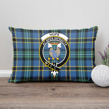 Hope Ancient Tartan Pillow Cover with Family Crest