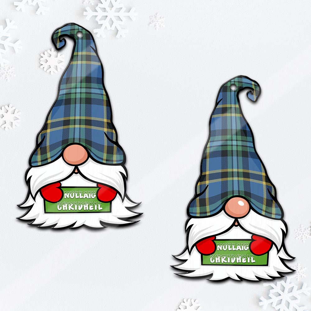 Hope Ancient Gnome Christmas Ornament with His Tartan Christmas Hat - Tartan Vibes Clothing