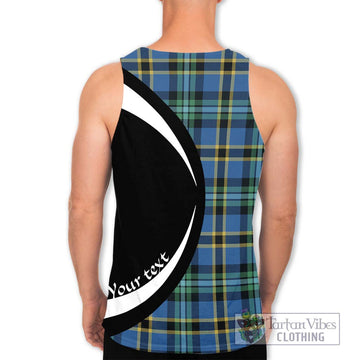 Hope Ancient Tartan Men's Tank Top with Family Crest Circle Style