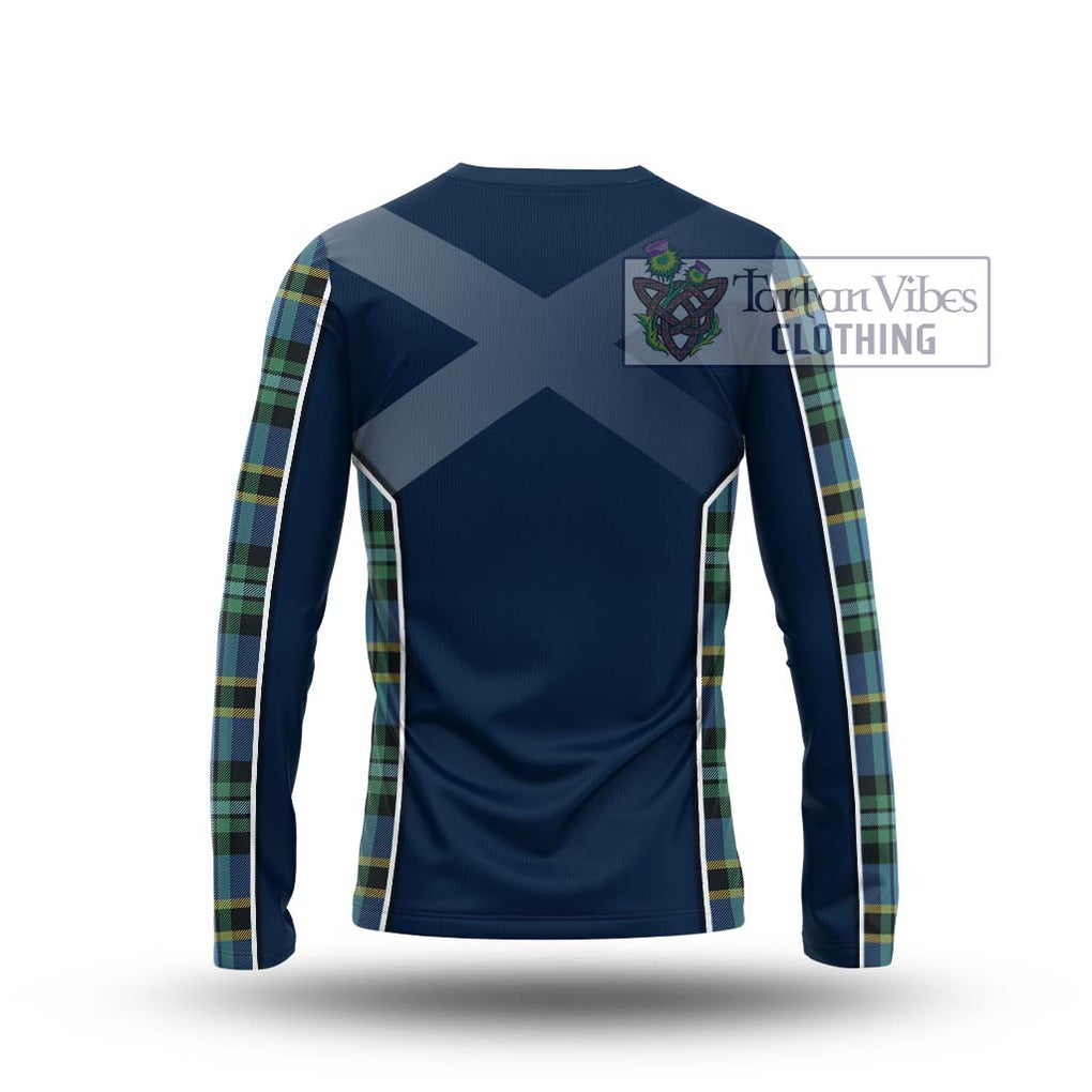 Hope Ancient Tartan Long Sleeve T-Shirt with Family Crest and Lion Rampant Vibes Sport Style - Tartan Vibes Clothing