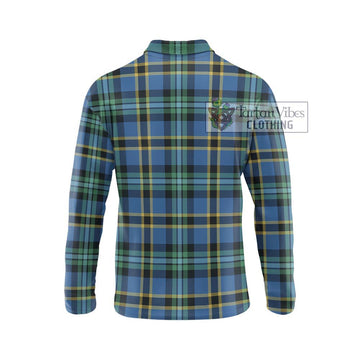 Hope Ancient Tartan Long Sleeve Polo Shirt with Family Crest DNA In Me Style