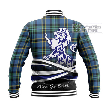 Hope Ancient Tartan Baseball Jacket with Alba Gu Brath Regal Lion Emblem