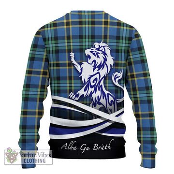 Hope Ancient Tartan Ugly Sweater with Alba Gu Brath Regal Lion Emblem