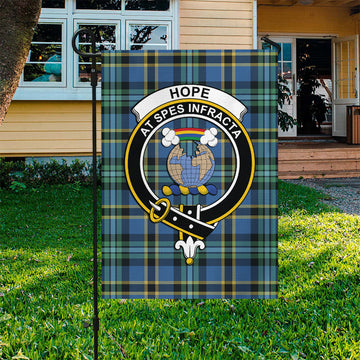 Hope Ancient Tartan Flag with Family Crest