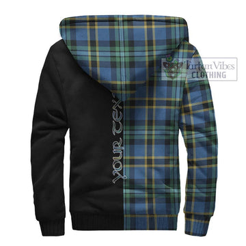 Hope Ancient Tartan Sherpa Hoodie with Family Crest and Half Of Me Style