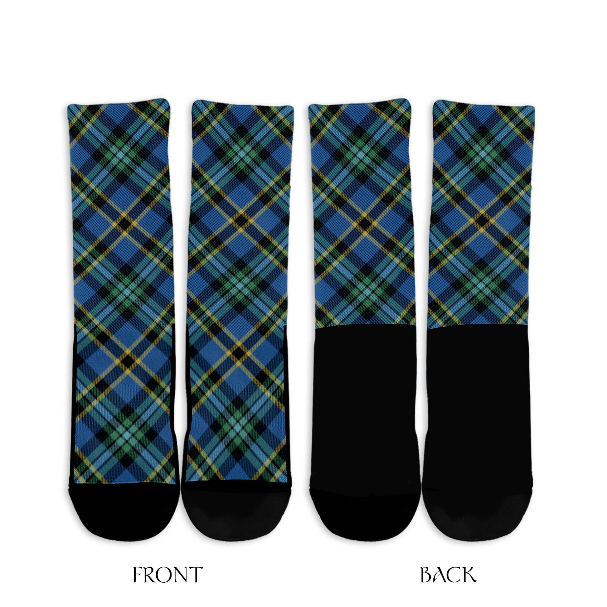 Hope Ancient Tartan Crew Socks Cross Tartan Style - Tartanvibesclothing