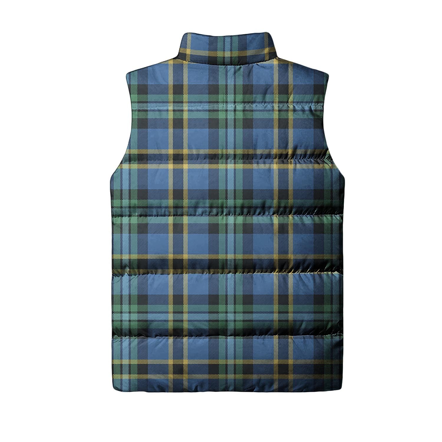 Hope Ancient Tartan Sleeveless Puffer Jacket with Family Crest - Tartanvibesclothing