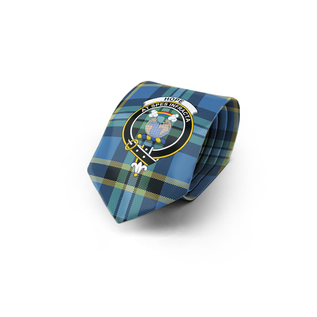 Hope Ancient Tartan Classic Necktie with Family Crest - Tartan Vibes Clothing