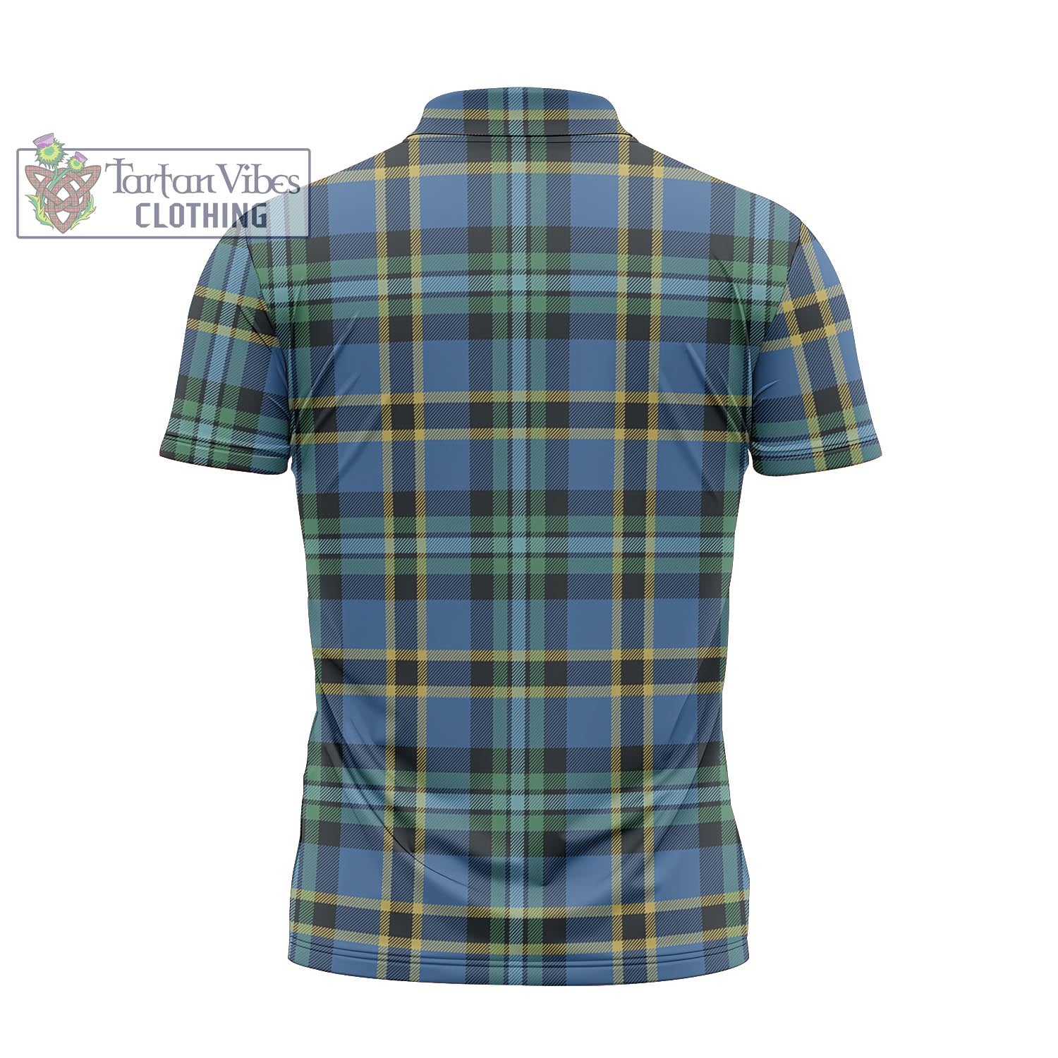 Tartan Vibes Clothing Hope Ancient Tartan Zipper Polo Shirt with Family Crest