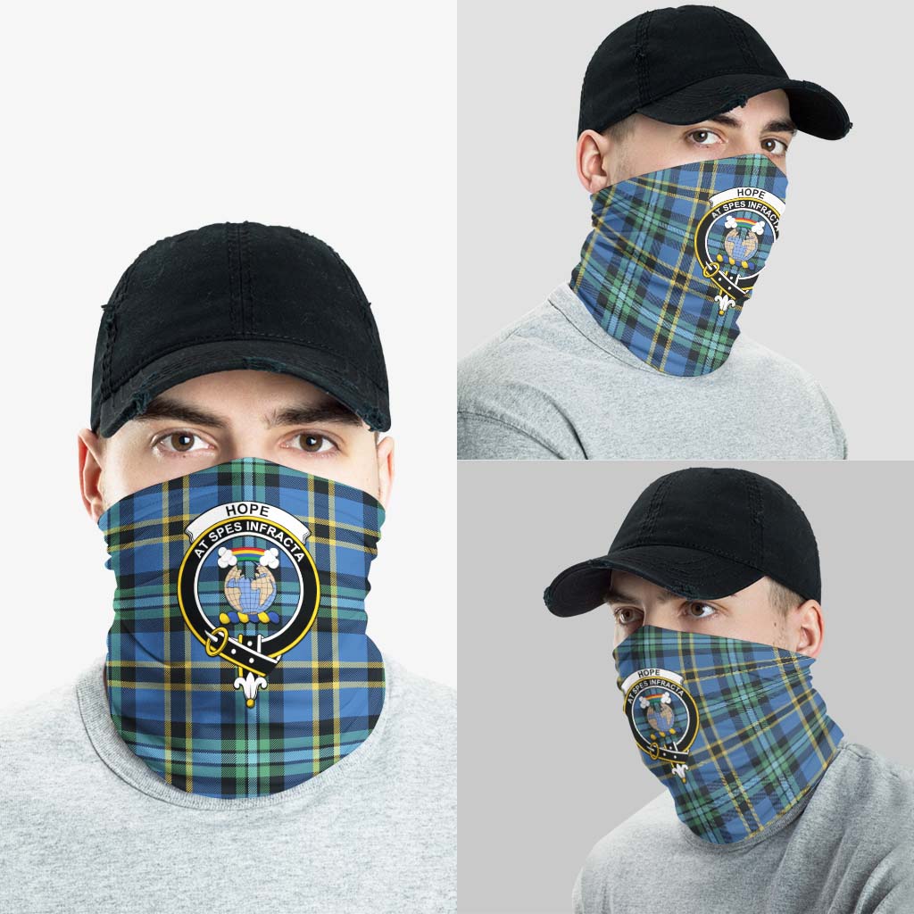 Hope Ancient Tartan Neck Gaiters, Tartan Bandanas, Tartan Head Band with Family Crest