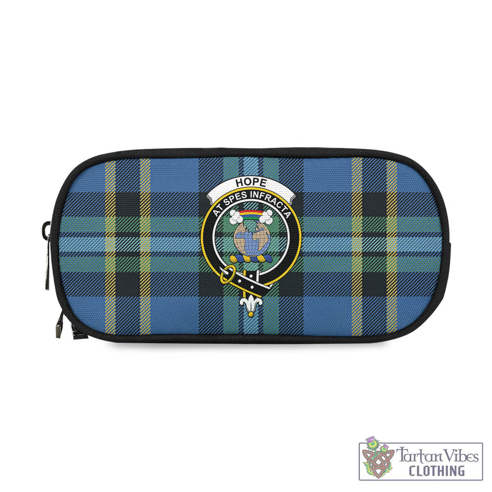 Tartan Vibes Clothing Hope Ancient Tartan Pen and Pencil Case with Family Crest