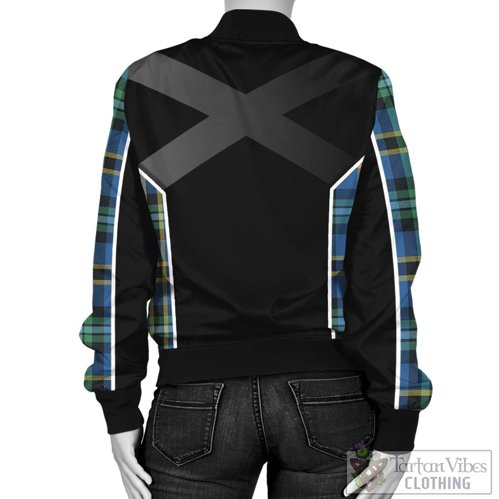 Tartan Vibes Clothing Hope Ancient Tartan Bomber Jacket with Family Crest and Scottish Thistle Vibes Sport Style