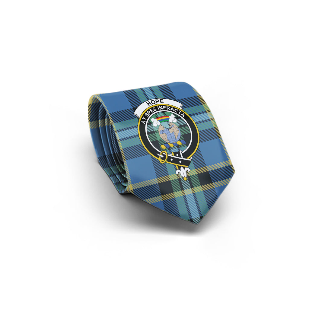 Hope Ancient Tartan Classic Necktie with Family Crest - Tartan Vibes Clothing