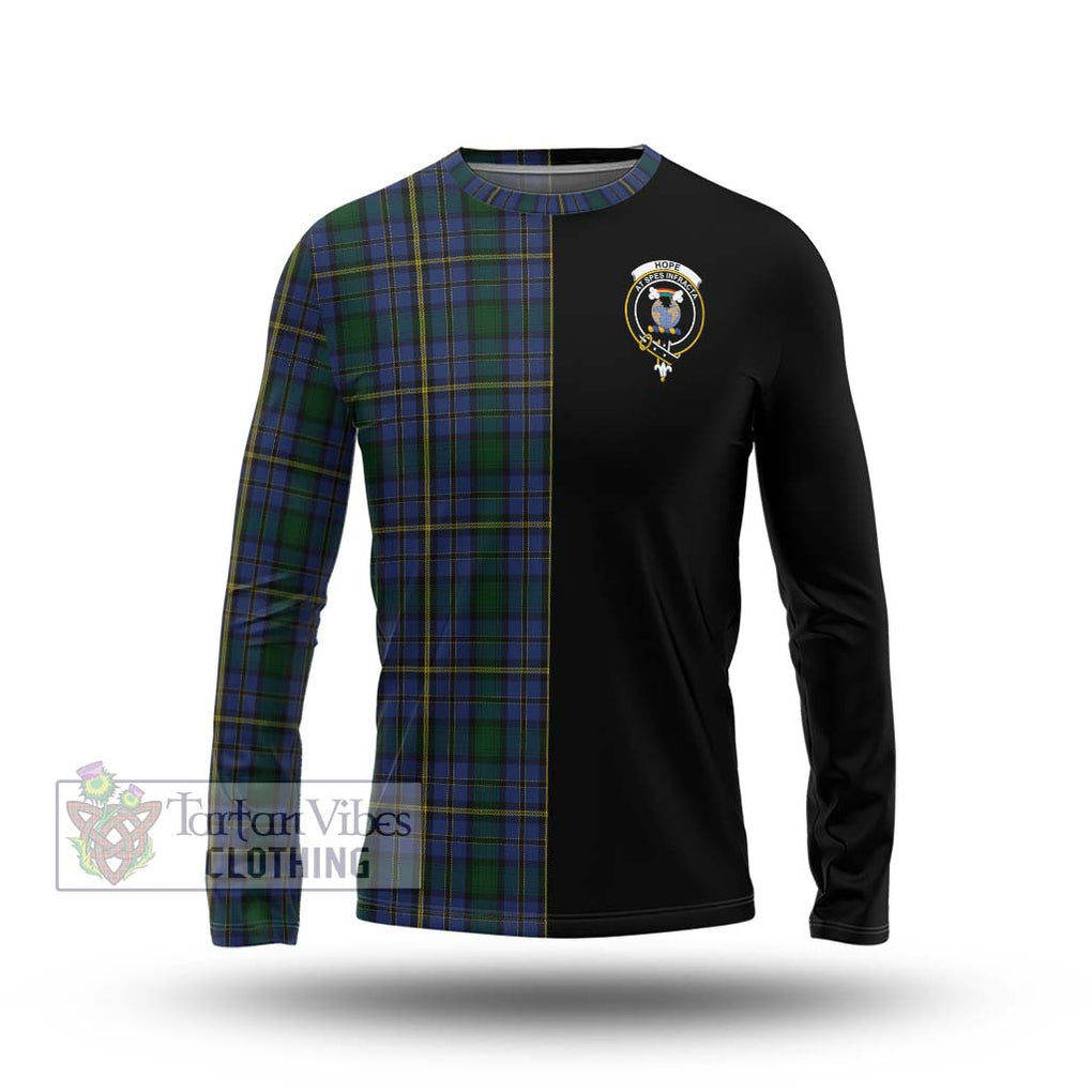 Hope Clan Originaux Tartan Long Sleeve T-Shirt with Family Crest and Half Of Me Style Unisex - Tartanvibesclothing Shop