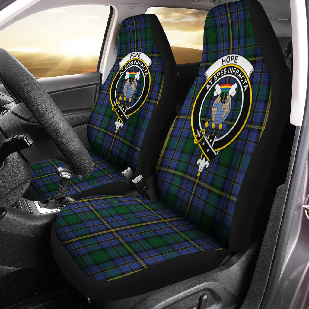 Hope Clan Originaux Tartan Car Seat Cover with Family Crest One Size - Tartanvibesclothing