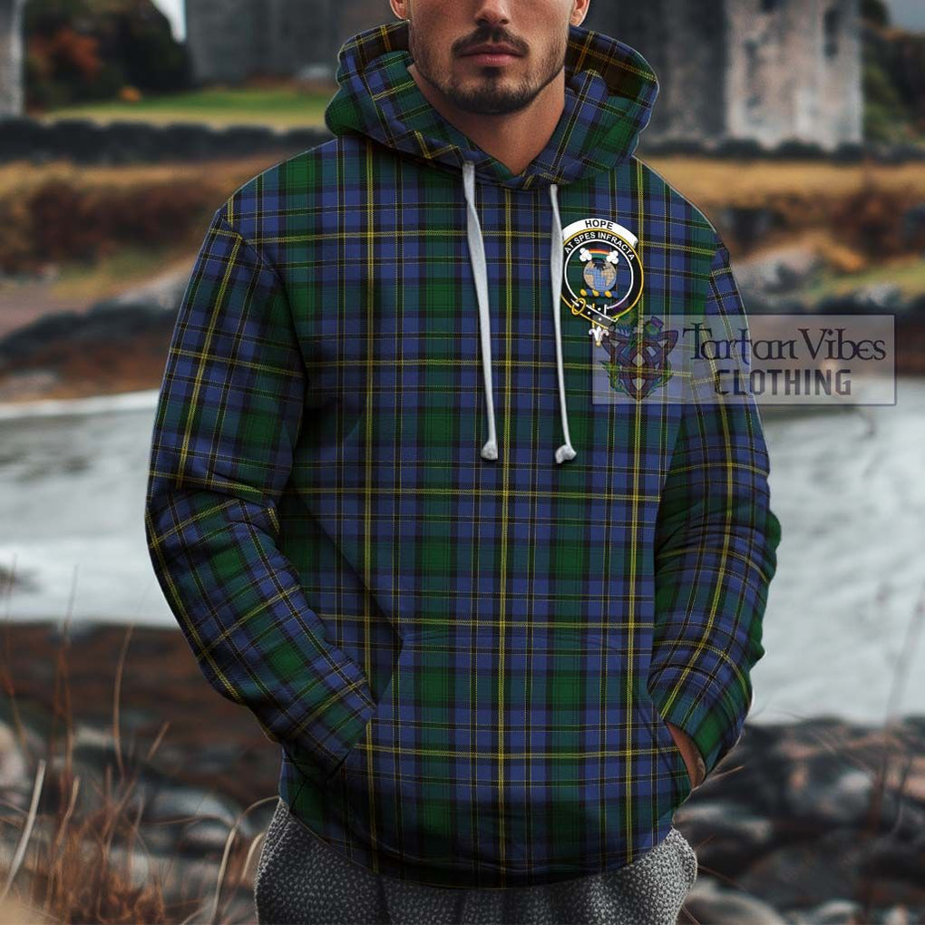 Hope Clan Originaux Tartan Cotton Hoodie with Family Crest Pullover Hoodie XS - Tartan Vibes Clothing