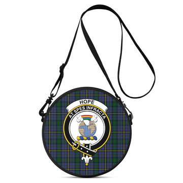 Hope Clan Originaux Tartan Round Satchel Bags with Family Crest