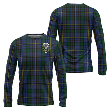 Hope Clan Originaux Tartan Long Sleeve T-Shirt with Family Crest