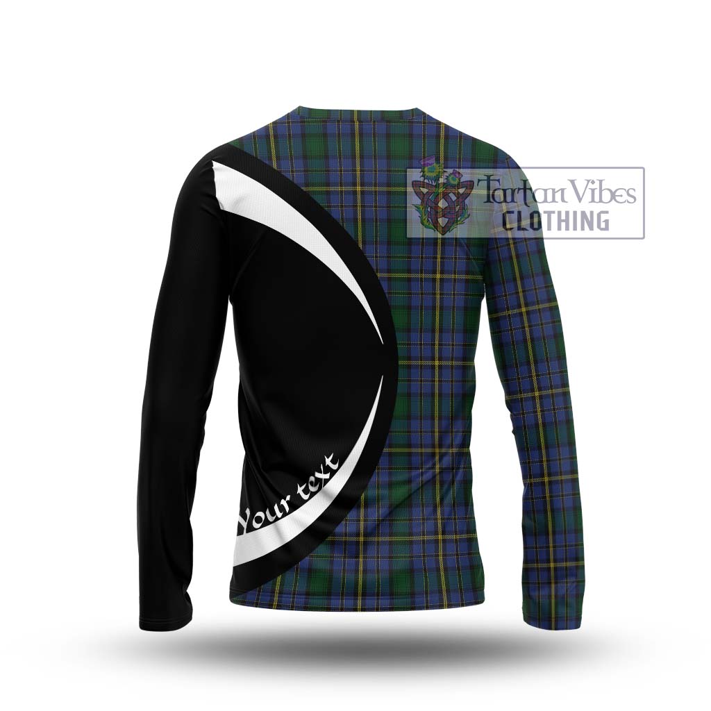 Hope Clan Originaux Tartan Long Sleeve T-Shirt with Family Crest Circle Style - Tartan Vibes Clothing