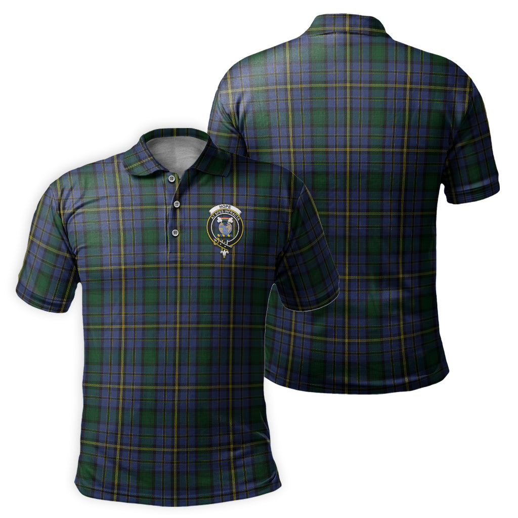 Hope Clan Originaux Tartan Men's Polo Shirt with Family Crest - Tartan Vibes Clothing