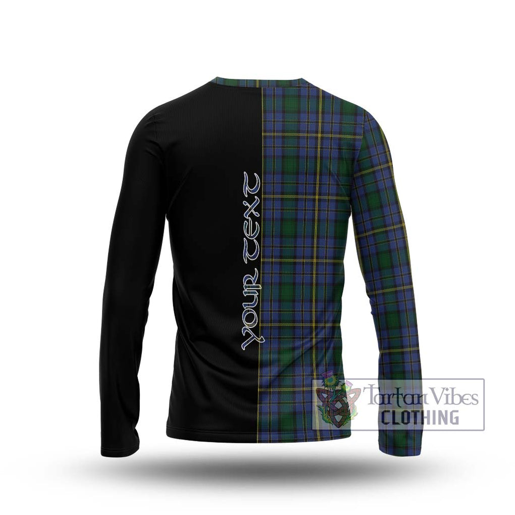 Hope Clan Originaux Tartan Long Sleeve T-Shirt with Family Crest and Half Of Me Style - Tartanvibesclothing Shop