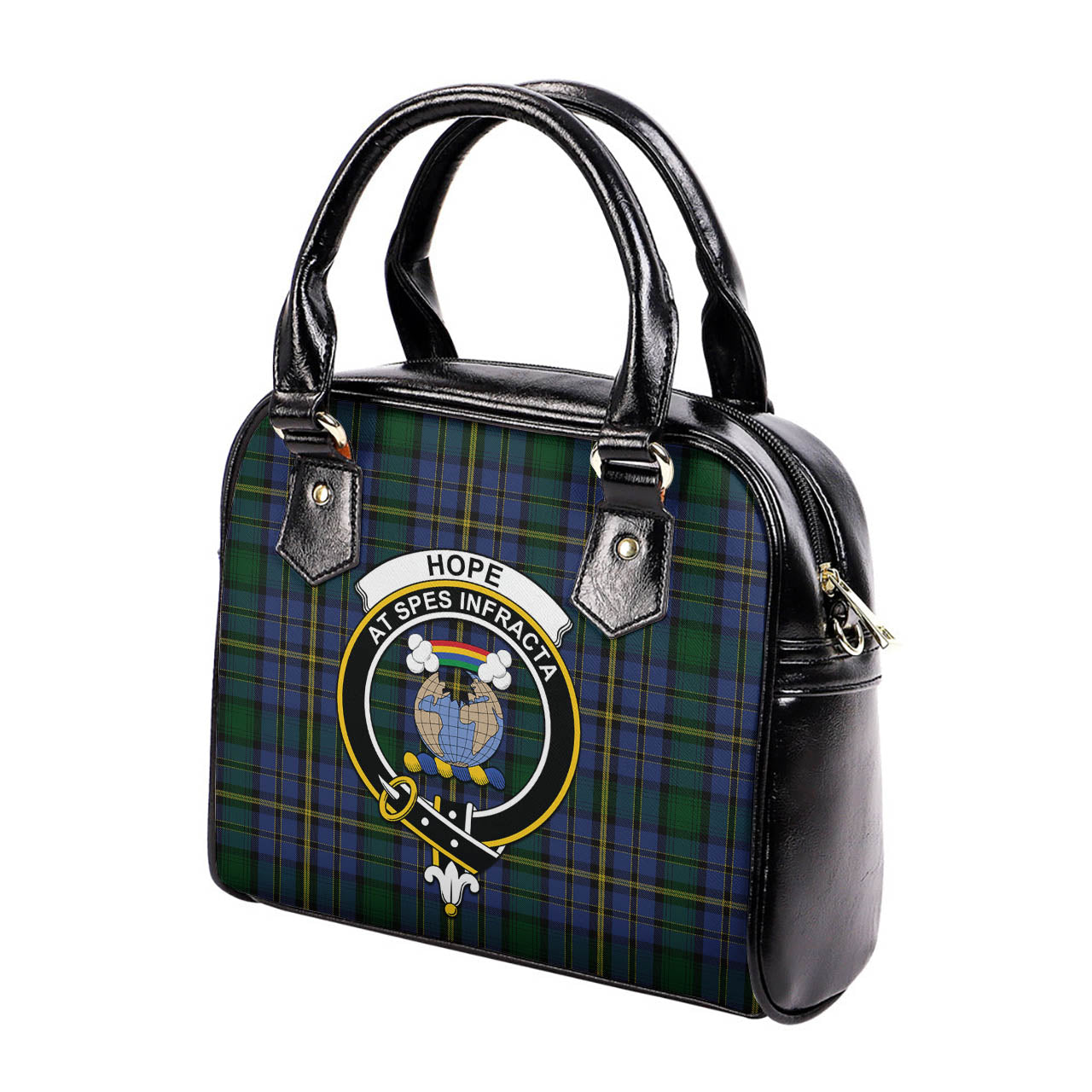 Hope Clan Originaux Tartan Shoulder Handbags with Family Crest - Tartanvibesclothing