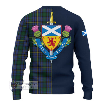 Hope Clan Originaux Tartan Ugly Sweater with Scottish Lion Royal Arm Half Style