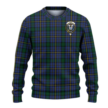 Hope Clan Originaux Tartan Knitted Sweater with Family Crest