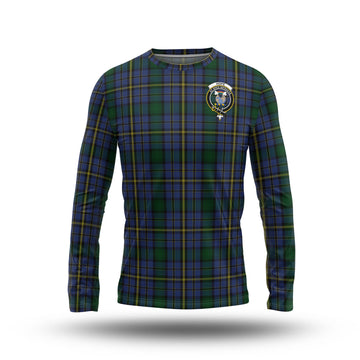 Hope Clan Originaux Tartan Long Sleeve T-Shirt with Family Crest