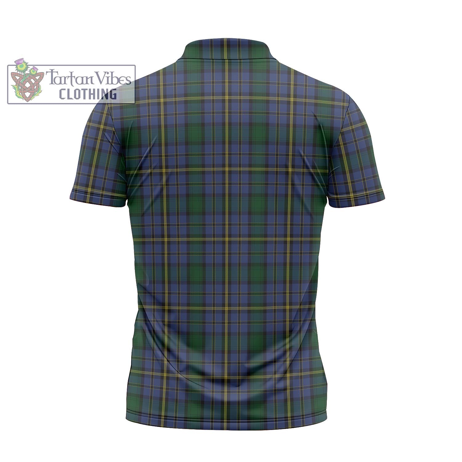 Tartan Vibes Clothing Hope Clan Originaux Tartan Zipper Polo Shirt