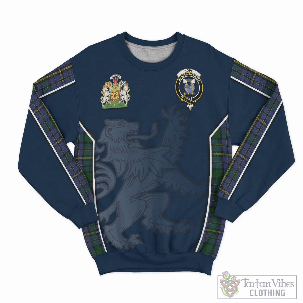 Tartan Vibes Clothing Hope Clan Originaux Tartan Sweater with Family Crest and Lion Rampant Vibes Sport Style