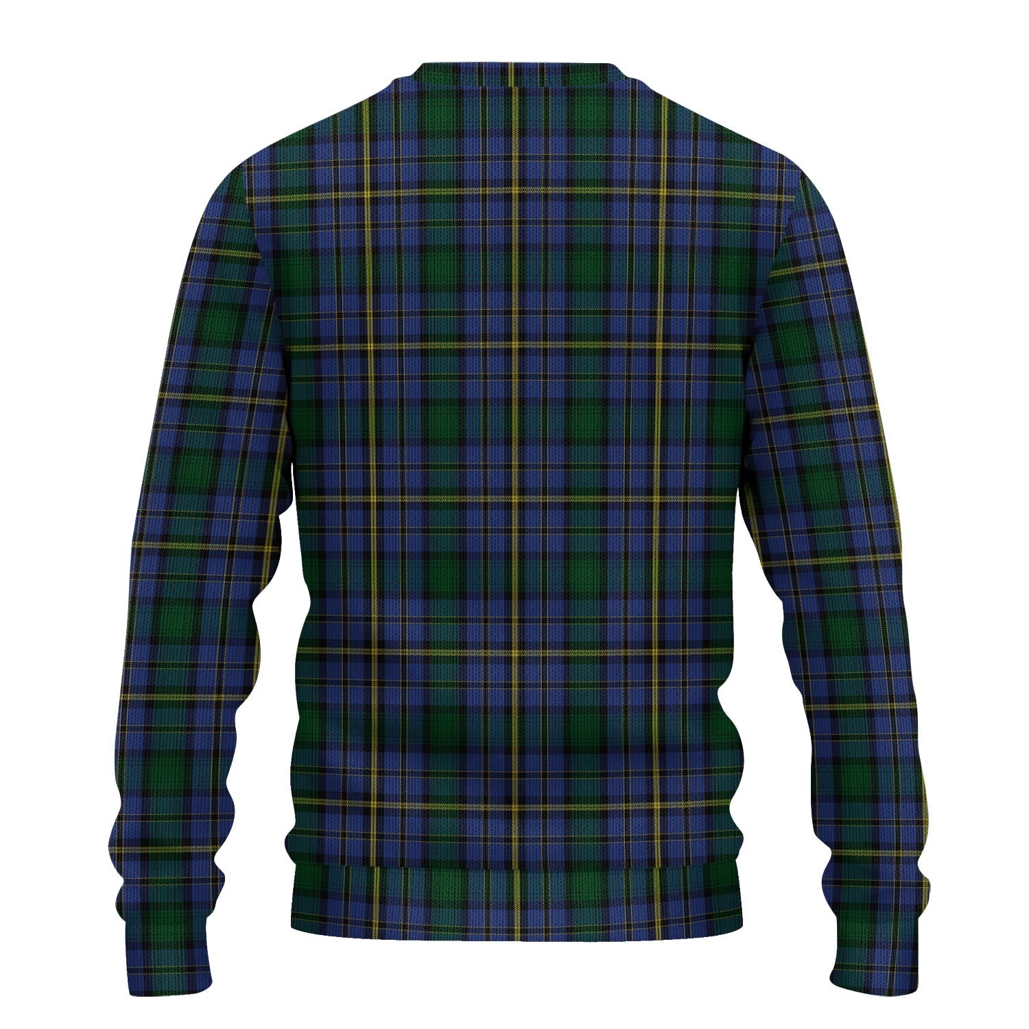 Hope Clan Originaux Tartan Knitted Sweater with Family Crest - Tartanvibesclothing