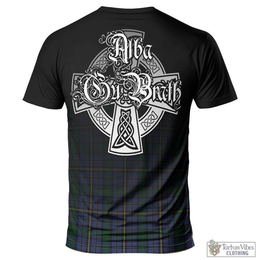 Tartan Vibes Clothing Hope Clan Originaux Tartan T-Shirt Featuring Alba Gu Brath Family Crest Celtic Inspired