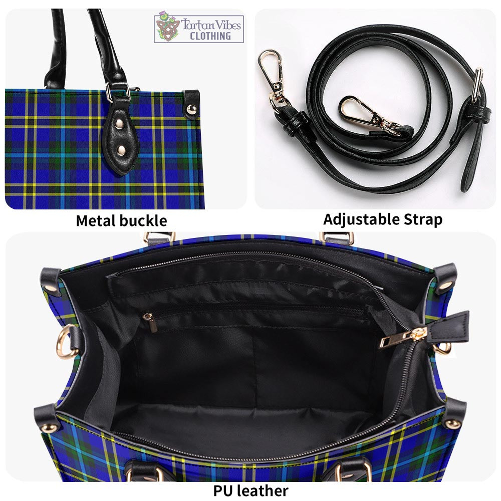 Tartan Vibes Clothing Hope Modern Tartan Luxury Leather Handbags