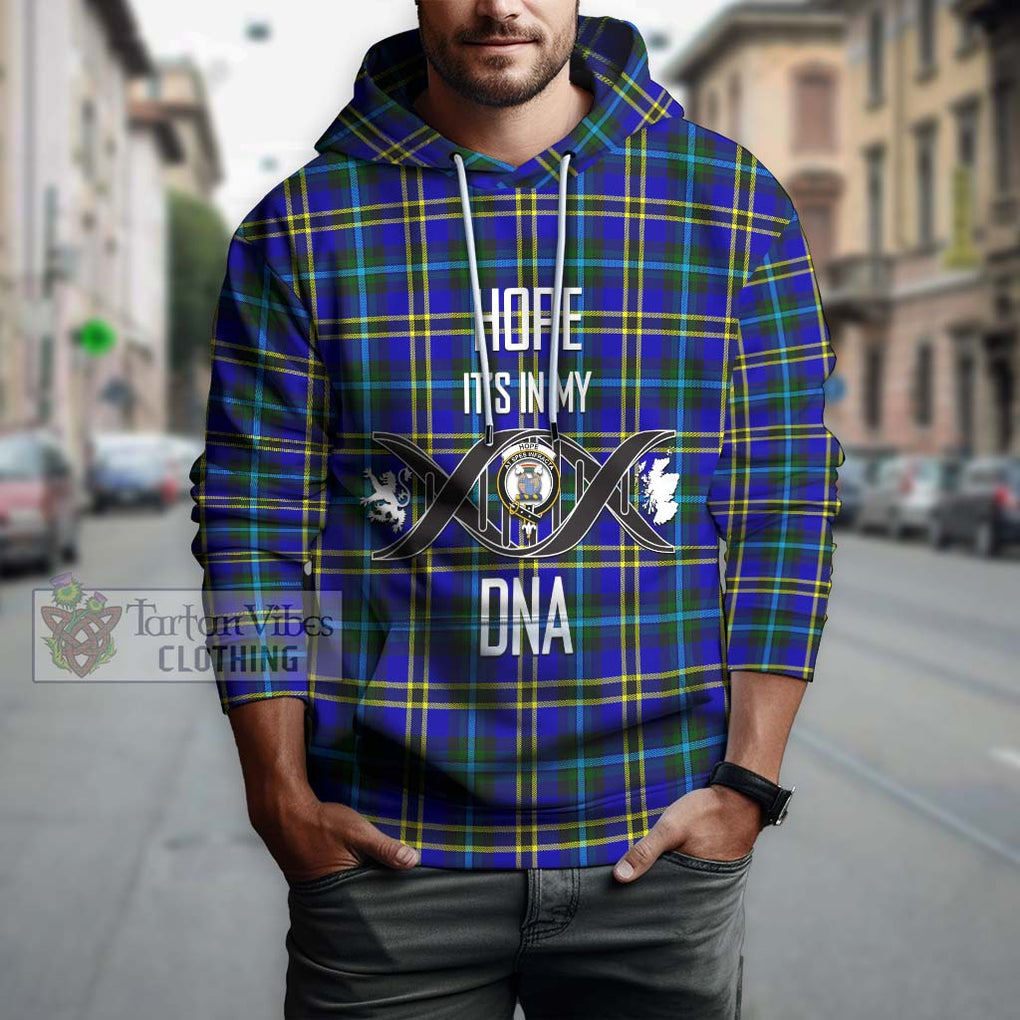 Hope Tartan Hoodie with Family Crest DNA In Me Style Pullover Hoodie - Tartanvibesclothing Shop