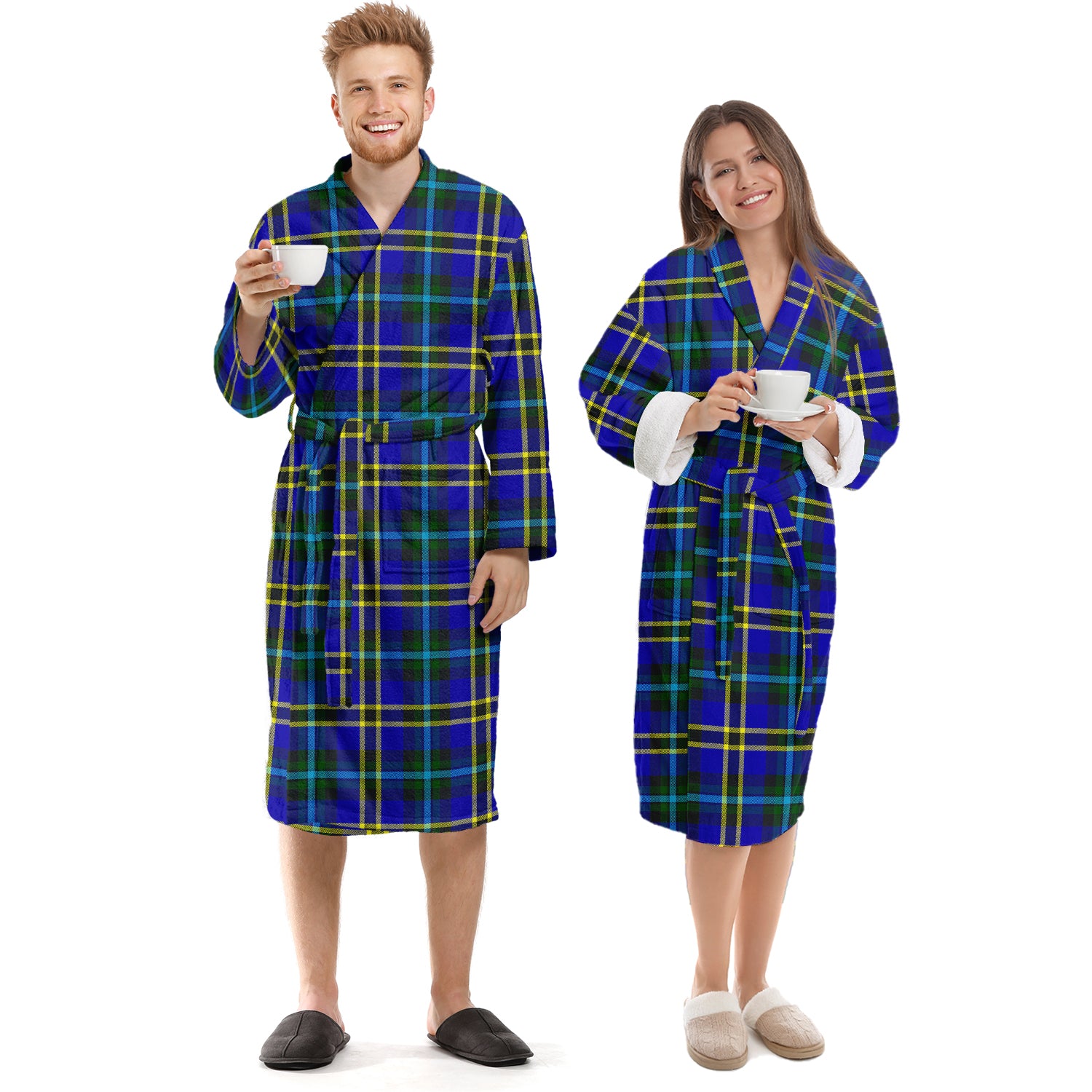 Hope Tartan Bathrobe Unisex S - Tartan Vibes Clothing