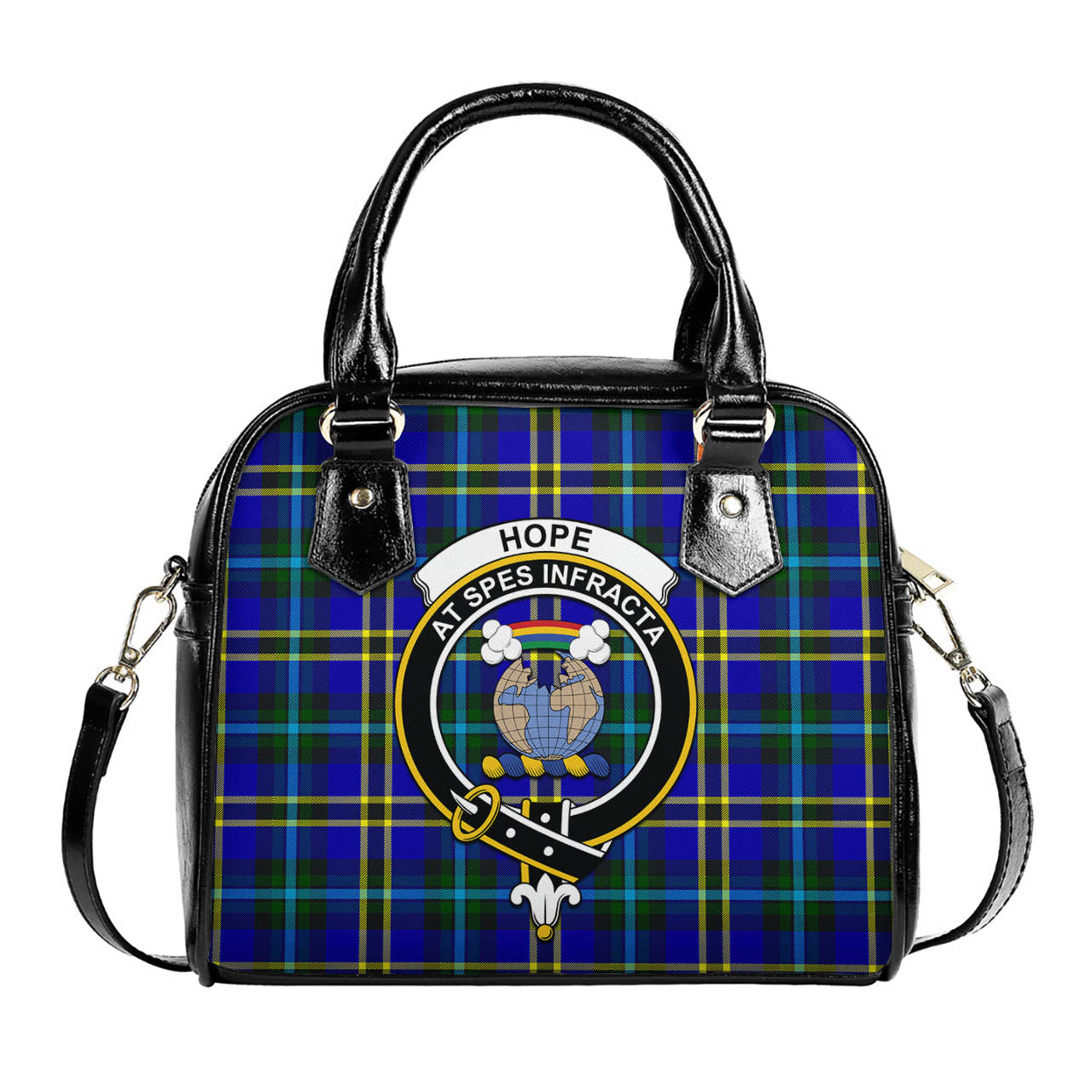 Hope Modern Tartan Shoulder Handbags with Family Crest One Size 6*25*22 cm - Tartanvibesclothing