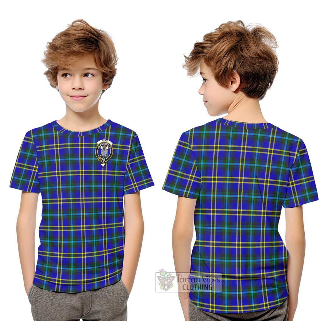 Hope Tartan Kid T-Shirt with Family Crest Youth XL Size14 - Tartanvibesclothing Shop