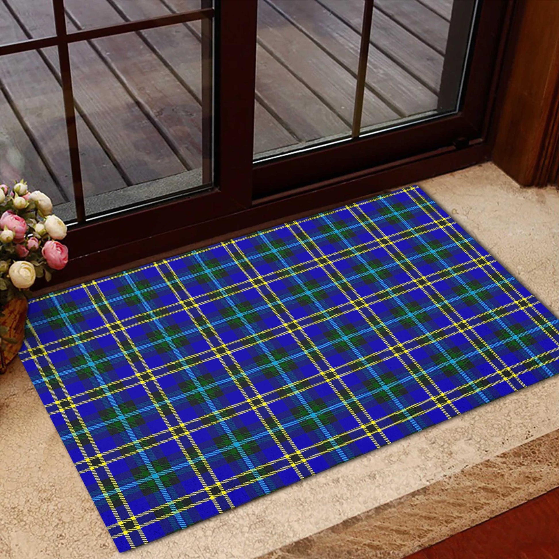 Hope Modern Tartan Door Mat - Tartanvibesclothing