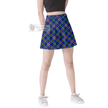 Hope Tartan Women's Plated Mini Skirt