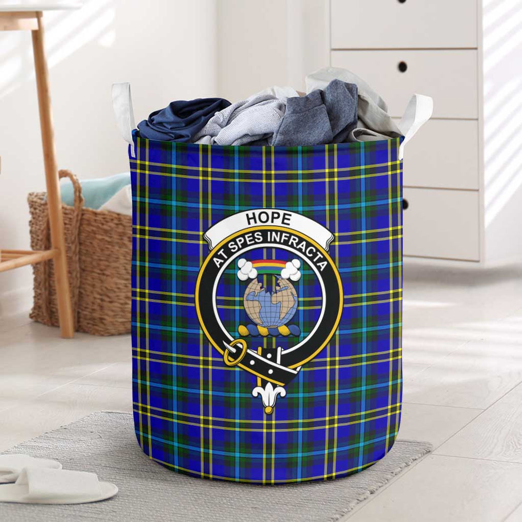 Hope Tartan Laundry Basket with Family Crest One Size - Tartanvibesclothing Shop