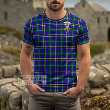 Hope Tartan Cotton T-Shirt with Family Crest