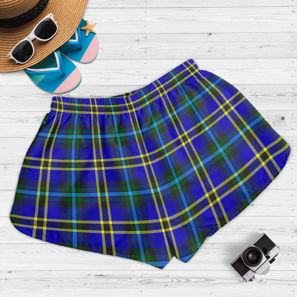 hope-modern-tartan-womens-shorts-with-family-crest