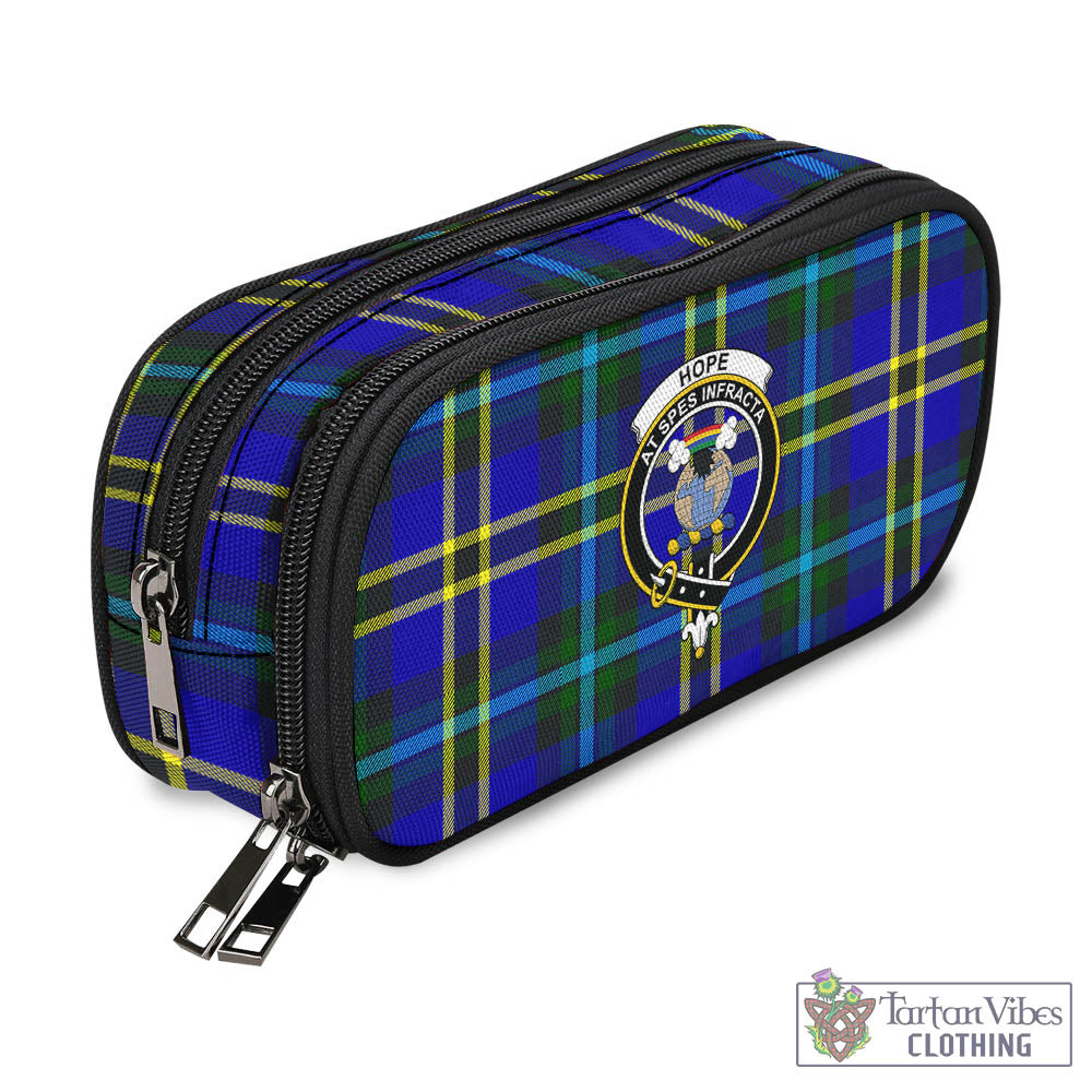 Tartan Vibes Clothing Hope Modern Tartan Pen and Pencil Case with Family Crest