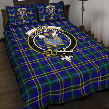 Hope Tartan Quilt Bed Set with Family Crest