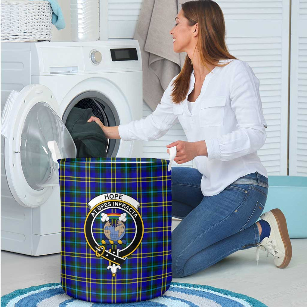 Hope Tartan Laundry Basket with Family Crest - Tartanvibesclothing Shop