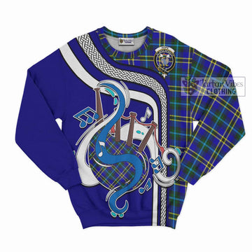 Hope Tartan Sweatshirt with Epic Bagpipe Style