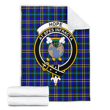 Hope Tartan Blanket with Family Crest